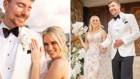 MrBeast got married to Thea Booysen. (Instagram/@mrbeast)
