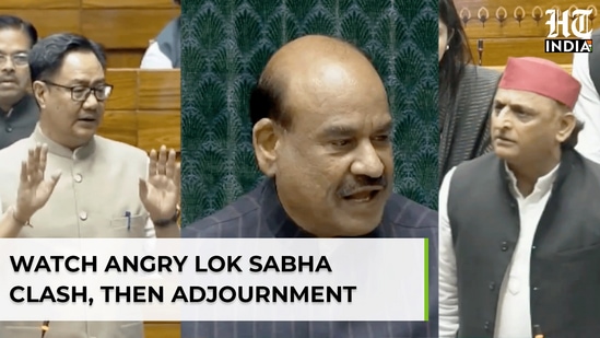 Watch: angry Lok Sabha clash - Speaker Vs Akhilesh, Venugopal Vs Rijiju