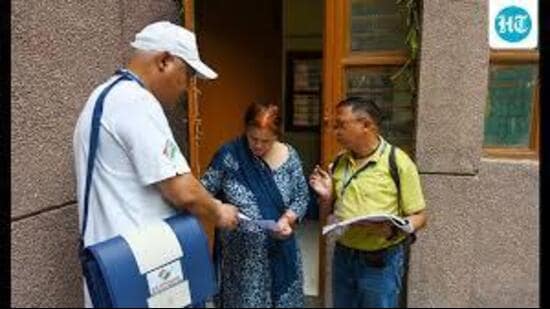 The participation rate of 87.19% in form submission is relatively high for a door-to-door verification drive. (HT Photo for representation)