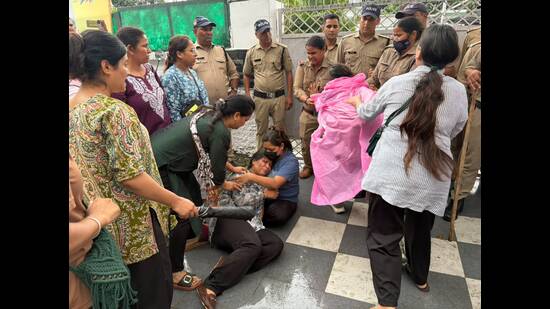 The woman was admitted to Doon Hospital’s ICU after allegedly consuming phenyl during a protest