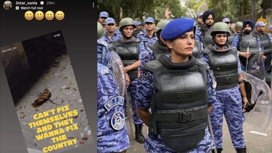 ‘Cockroaches never die’: Why RAF officer Sonia Sehrawat, her Instagram stories are at the centre of CJP protest