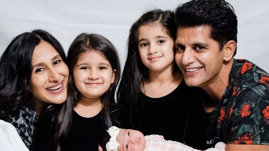 Teejay Sidhu and Karanvir Bohra share three kids together.