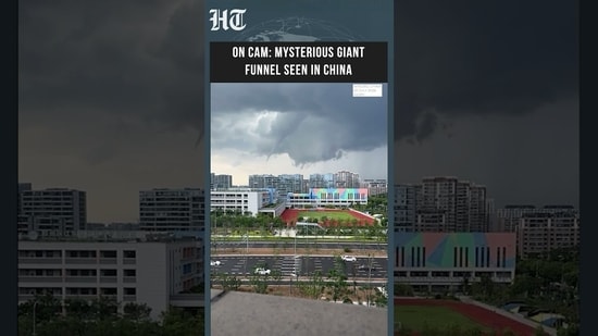 Massive Funnel Cloud Forms Above Ningbo in China Amid Powerful Storms