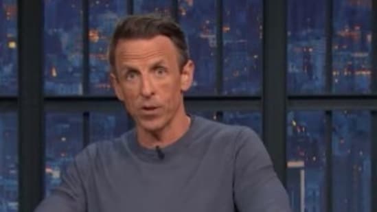 Mitch McConnell's proof-of-life photo raises eyebrows, with Seth Meyers expressing skepticism.