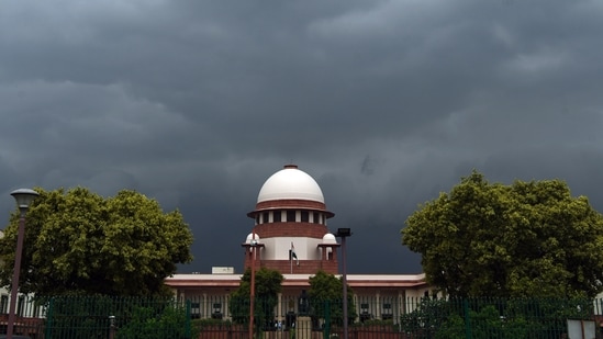 A general view of the Supreme Court of India in New Delhi.