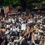 జంతర్ మంతర్‌లో కొనసాగుతున్న ఆందోళన