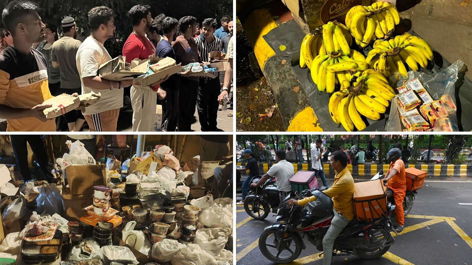 Many people who come to the CJP protest site in Delhi are given food, oral rehydration salts and medicines. (HT Photos) Many people who come to the CJP protest site in Delhi are given food, oral rehydration salts and medicines. (HT Photos)