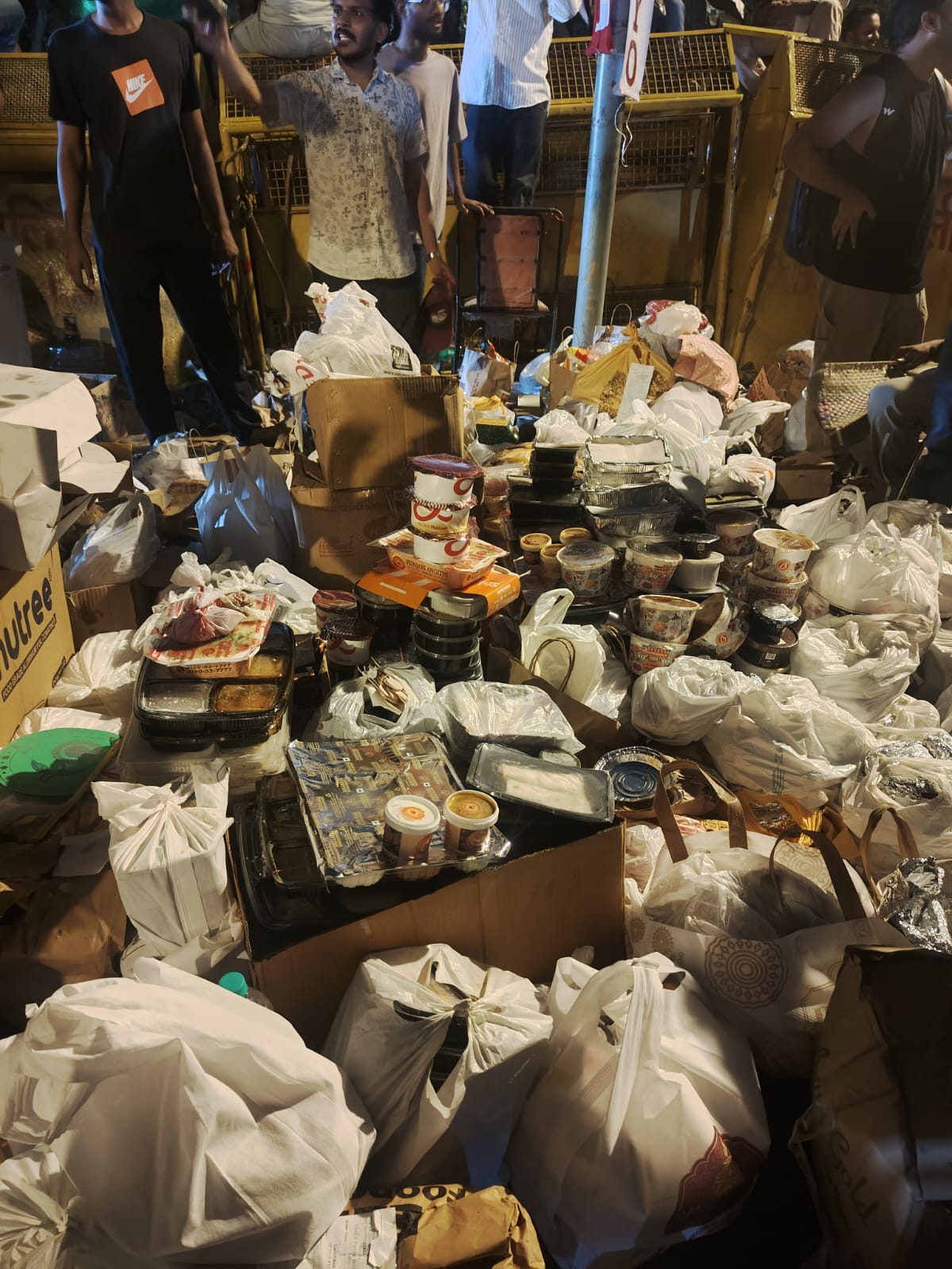 The Cockroach Janta Party urged people not to send more food as they already have enough. (HT photo) The Cockroach Janta Party urged people not to send more food as they already have enough. (HT photo)