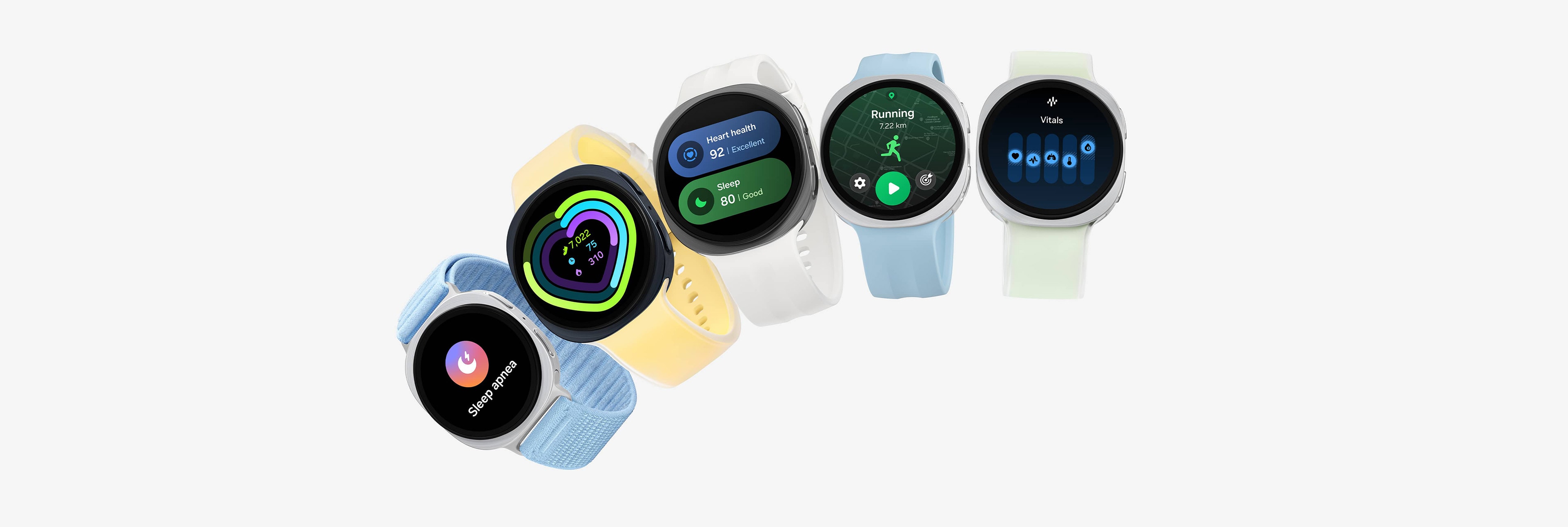 The Galaxy Watch9 is positioned as Samsung's everyday wellness smartwatch, available in 40mm and 44mm sizes (Samsung)