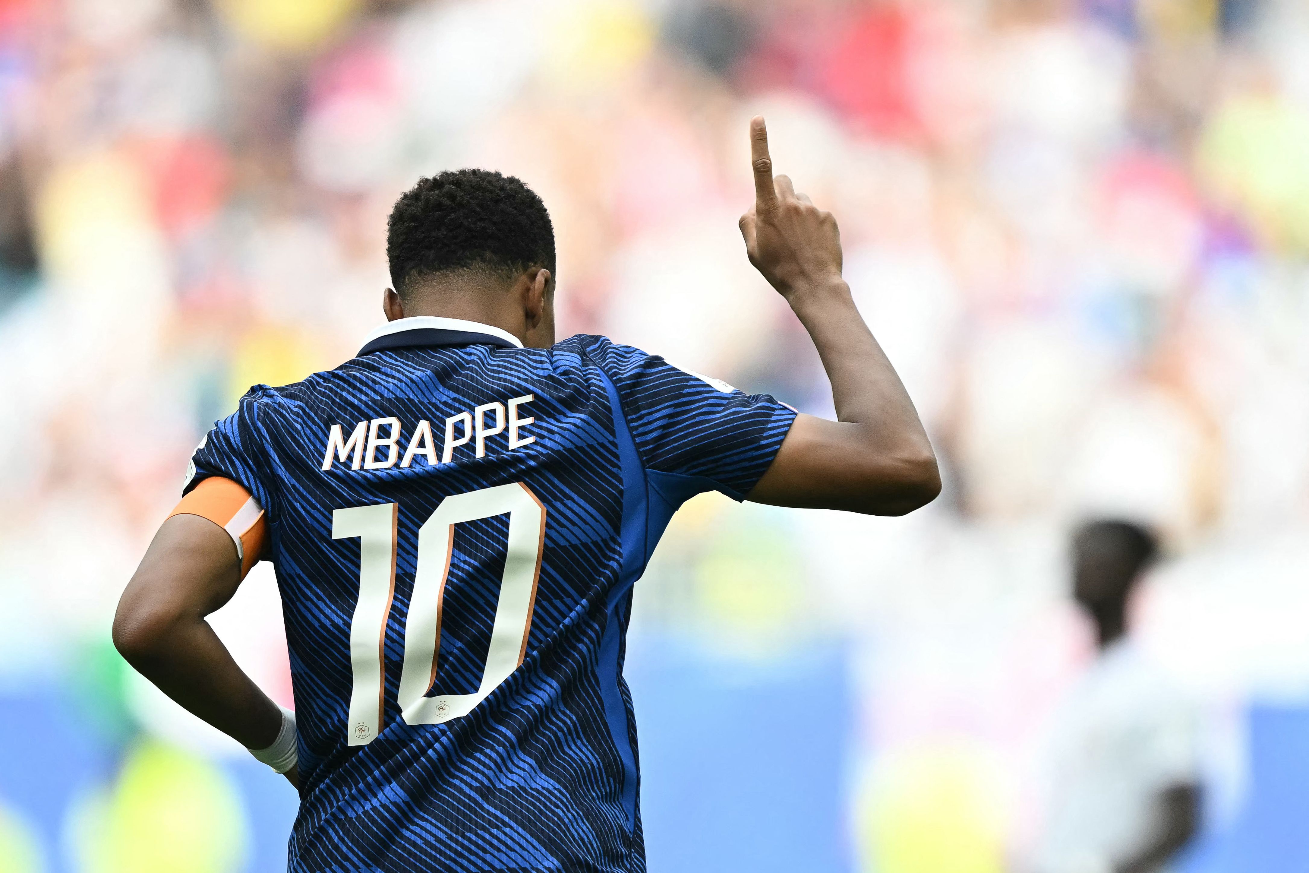 France's forward #10 Kylian Mbappe celebrates scoring his team's first goal during the 2026 World Cup football tournament third-place match (AFP) France's forward #10 Kylian Mbappe celebrates scoring his team's first goal during the 2026 World Cup football tournament third-place match (AFP)