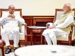 **EDS: THIRD PARTY IMAGE** In this image received on July 22, 2026, Prime Minister Narendra Modi interacts with NCP (SP) President Sharad Pawar during a meeting, at Parliament House, in New Delhi. (Handout via PTI Photo)(PTI07_22_2026_000060B) (Handout)