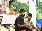 New Delhi, India - July 22, 2026: Cockroach Janata Party founder Abhijeet Dipke during sit-in protest at Jantar Mantar in New Delhi, India, on Wednesday, July 22, 2026. (Photo by Vipin Kumar/ Hindustan Times)