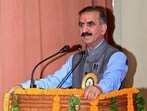 Himachal Pradesh chief minister Sukhvinder Singh Sukhu during 57th Foundation Day celebrations of Himachal Pradesh University on Wednesday. (HT Photo)