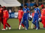 Shreyas Iyer finished unbeaten on 28 off 24 balls, striking three boundaries, while Tilak Varma remained not out on six as India sealed victory in 13.2 overs.