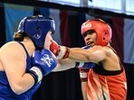 Lovlina Borgohain, one of India’s flagbearers at the opening ceremony, did not even have to step into the ring to secure a medal at the CWG. (BFI)