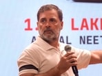 Leader of Opposition in the Lok Sabha Rahul Gandhi addressed a press conference, at AICC headquarters in New Delhi, after his detention by the police. Leader of Opposition in the Lok Sabha Rahul Gandhi addressed a press conference, at AICC headquarters in New Delhi, after his detention by the police.