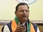 Pankaj Chaudhary, Uttar Pradesh BJP chief and Union MoS for finance. (HT file)