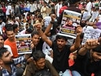 CJP protest LIVE: While the protest site had remained largely peaceful on Wednesday, tensions escalated on the Sansad Marg stretch(HT Photo/ Vipin Kumar)