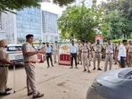 SWAT teams, anti-riot vehicles and additional police personnel have been deployed around the hospital for round-the-clock security. (PTI)