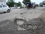 The remaining 54 potholes are yet to be repaired, said officials. (REPRESENTATIVE PIC)