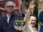 Scam franchise director and showrunner Hansal Mehta, Subrata Roy Sahara and actor Siddharth Bodke