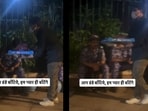 The clip was reportedly filmed hours after Monday’s clashes between protesters and police.