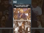 Trump Supporter Mockingly Mirrors President's Gestures At Georgia  Rally