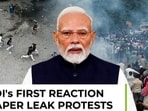 PM Modi's first reaction amid exam paper leak protests, announces setting up of…
