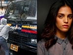 Rhiya Ahir remained in front of the van until, according to her, the officers gave in and released the protesters.