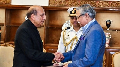 বাংলাদেশের রাষ্ট্রপতি মহম্মদ সাহাবুদ্দিন শিগগিরই পদত্যাগ করতে পারেন বলে দাবি করা হয়েছে বাংলাদেশের সংবাদমাধ্যমের রিপোর্টে। (@ihcdhaka) বাংলাদেশের রাষ্ট্রপতি মহম্মদ সাহাবুদ্দিন শিগগিরই পদত্যাগ করতে পারেন বলে দাবি করা হয়েছে বাংলাদেশের সংবাদমাধ্যমের রিপোর্টে। (@ihcdhaka)