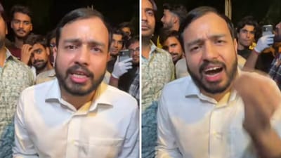 Alakh Pandey, CEO of Physics Wallah, joined the student protest at Delhi's Jantar Mantar. Alakh Pandey, CEO of Physics Wallah, joined the student protest at Delhi's Jantar Mantar.