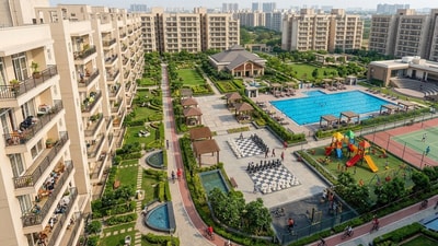An Instagram reel has reignited the debate over whether features such as reflexology paths, amphitheatres and outdoor chess boards are genuine value additions or simply marketing tools. (Picture for representational purposes only) (Gemini Generated Photo ) An Instagram reel has reignited the debate over whether features such as reflexology paths, amphitheatres and outdoor chess boards are genuine value additions or simply marketing tools. (Picture for representational purposes only) (Gemini Generated Photo )