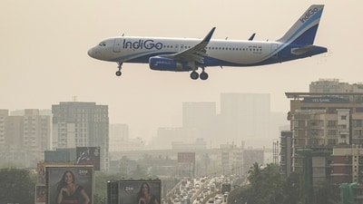 ** EDS: File Image ** IndiGo on Friday, May 29, 2026 reported a loss of Rs 2,536.9 crore in the March quarter due to multiple headwinds, including difficult operating conditions and rupee depreciation. An IndiGo plane prepares to land at the airport, in Mumbai, in this file photo dated Saturday, December 6, 2025. (PTI Photo/Kunal Patil) (PTI05_29_2026_000183A) (PTI) ** EDS: File Image ** IndiGo on Friday, May 29, 2026 reported a loss of Rs 2,536.9 crore in the March quarter due to multiple headwinds, including difficult operating conditions and rupee depreciation. An IndiGo plane prepares to land at the airport, in Mumbai, in this file photo dated Saturday, December 6, 2025. (PTI Photo/Kunal Patil) (PTI05_29_2026_000183A) (PTI)