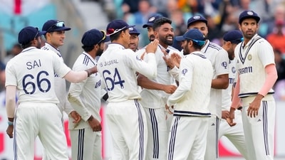 Mohammed Siraj inspired the team on the last day as India drew the five-game series 2-2. (PTI) Mohammed Siraj inspired the team on the last day as India drew the five-game series 2-2. (PTI)