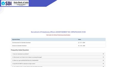 SBI PO Prelims Admit Card 2026 released at sbi.co.in, direct link to download here