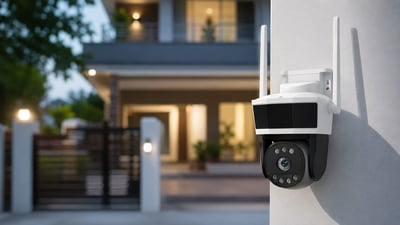 These security cameras come with IP66 weather protection. (HT) These security cameras come with IP66 weather protection. (HT)