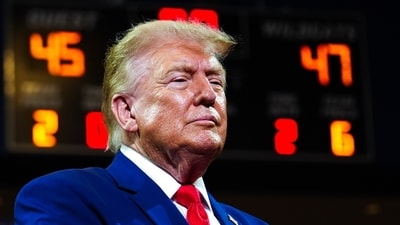 US President Donald Trump Abraham Accords condition for Saudi Arabia (AP Photo) US President Donald Trump Abraham Accords condition for Saudi Arabia (AP Photo)