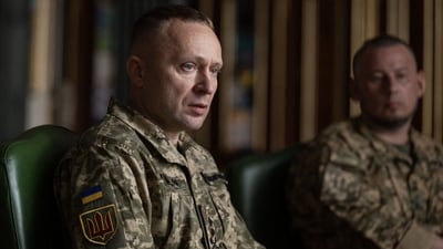 This handout photograph, taken and released by the Ukrainian Presidential Press Service on July 20, 2026, shows Ukraine's Joint Forces Commander Mykhailo Drapaty (L) during a meeting with Ukraine's President in Kyiv, amid the Russian invasion of Ukraine. (AFP) This handout photograph, taken and released by the Ukrainian Presidential Press Service on July 20, 2026, shows Ukraine's Joint Forces Commander Mykhailo Drapaty (L) during a meeting with Ukraine's President in Kyiv, amid the Russian invasion of Ukraine. (AFP)