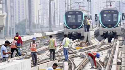 Under these rights, the NMRC will allow firms to associate their brand names with metro stations and use designated indoor and outdoor spaces for advertisement, officials said) (HT Archive) Under these rights, the NMRC will allow firms to associate their brand names with metro stations and use designated indoor and outdoor spaces for advertisement, officials said) (HT Archive)