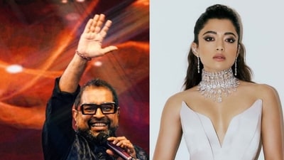 Shankar Mahadevan and Rashmika Mandanna Shankar Mahadevan and Rashmika Mandanna