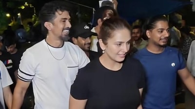 Huma Qureshi and Saqib Saleem at Jantar Mantar. Huma Qureshi and Saqib Saleem at Jantar Mantar.
