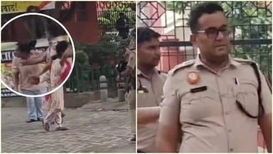 যন্তর মন্তর থেকে সরানো হলো ADCP সন্দীপ লাম্বাকে (সৌজন্যে টুইটার)