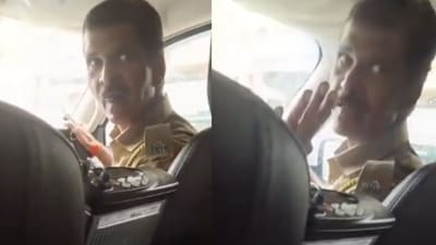 The video clip, which was widely circulated on social media, sparked a wave of anger and prompted the authorities to suspend the policeman pending investigation. (X) The video clip, which was widely circulated on social media, sparked a wave of anger and prompted the authorities to suspend the policeman pending investigation. (X)