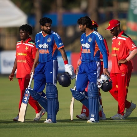 IND vs ZIM, 1st T20I: Vaibhav shines as India take 1-0 lead - Action in Images