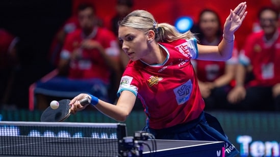 Bernadette Szocs in action