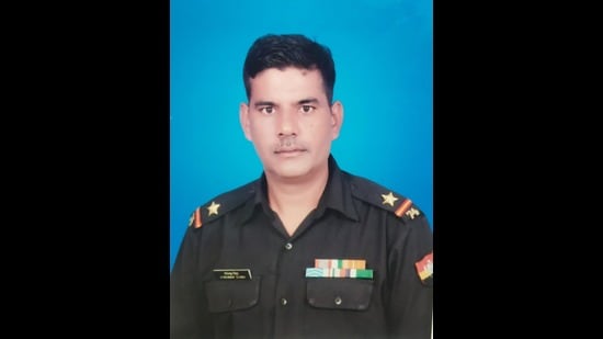 Naib Risaldar Virender Singh (HT Photo)