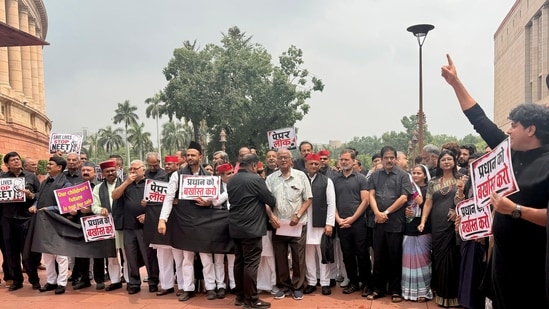 Govt ready for Parliament discussion on paper leaks; Opposition insists on Pradhan’s exit: ‘Can’t be a fair…’