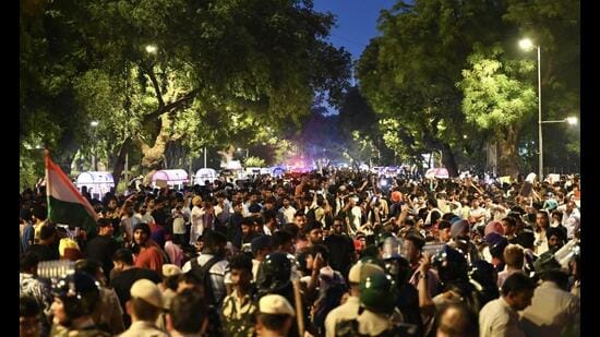 Jantar Mantar protest: Medical reports show injuries, but CRPF, police silent on ‘pellet gun’ use