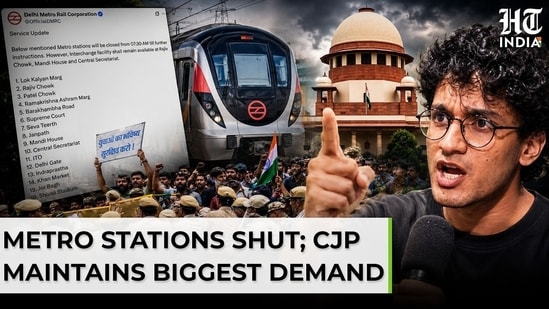 CJP protest: Metro stations shut over security concerns