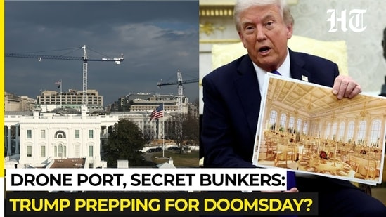 Donald Trump’s new White House ballroom has doubled in size and cost to $400 million, morphing from a glamorous hall into what he calls a “tremendous military facility”.